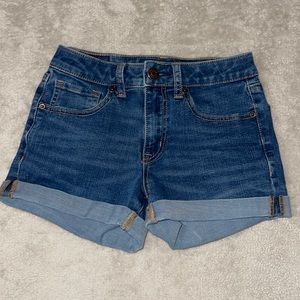 Aeropostale High waisted mid jean shorts